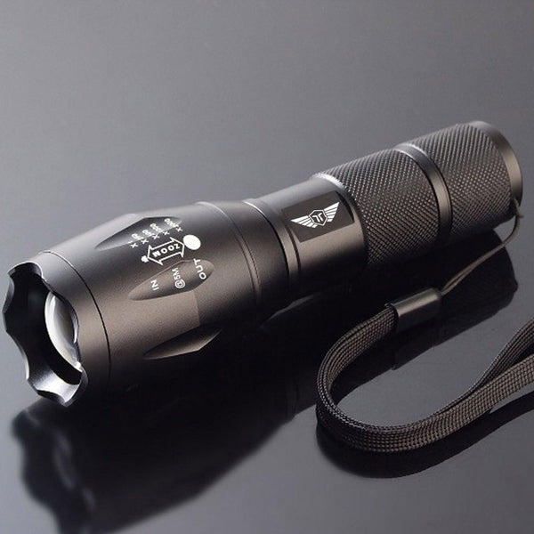 Tactical Rechargeable Flashlight Kit (1200–2000 Lumens)