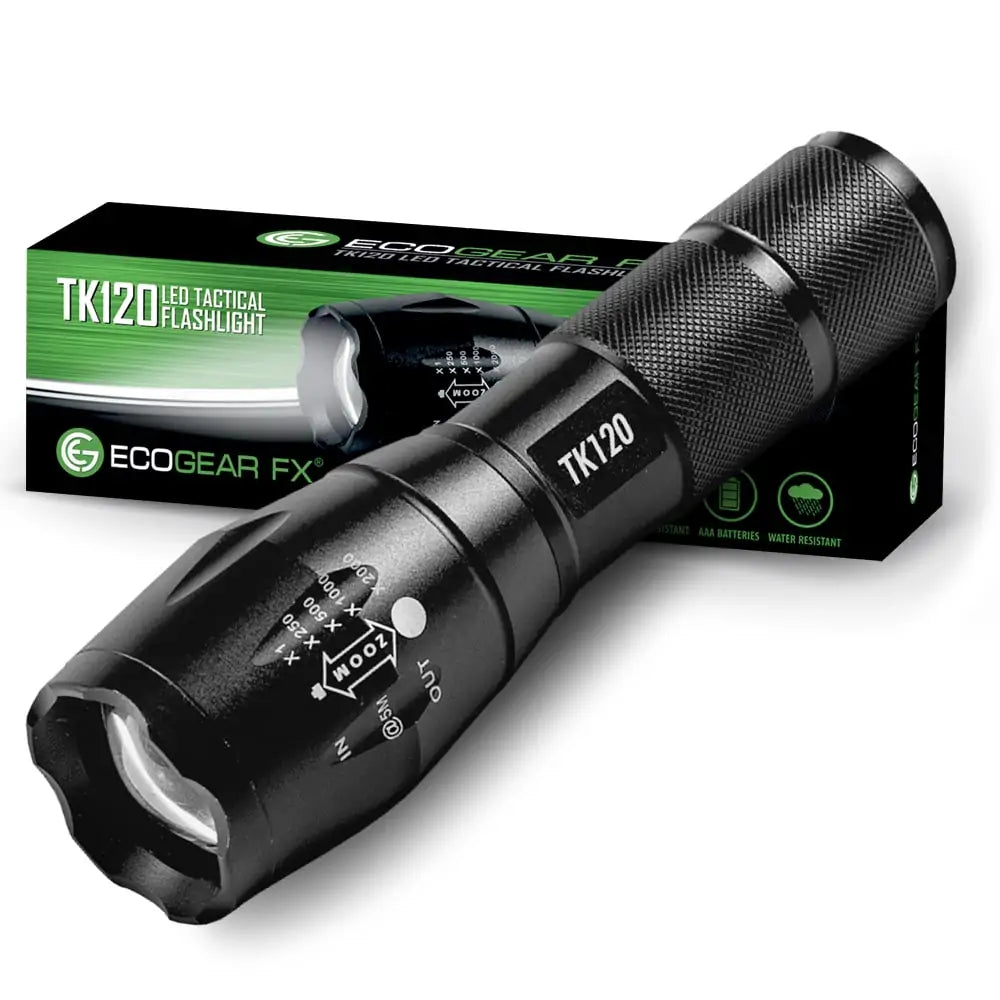 TK120 Compact LED Tactical Flashlight - 1-Pack