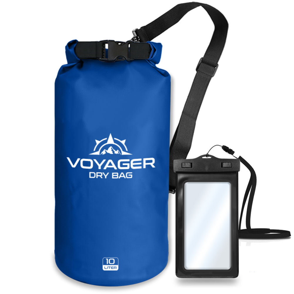 Voyager Waterproof Dry Bag for Kayaking and Water Sports - 10 Liter
