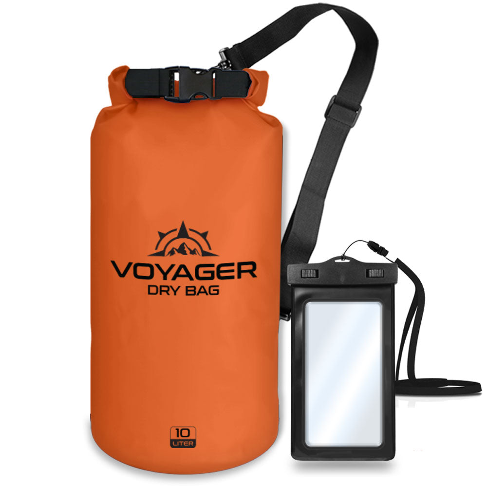 Voyager Waterproof Dry Bag for Kayaking and Water Sports - 10 Liter