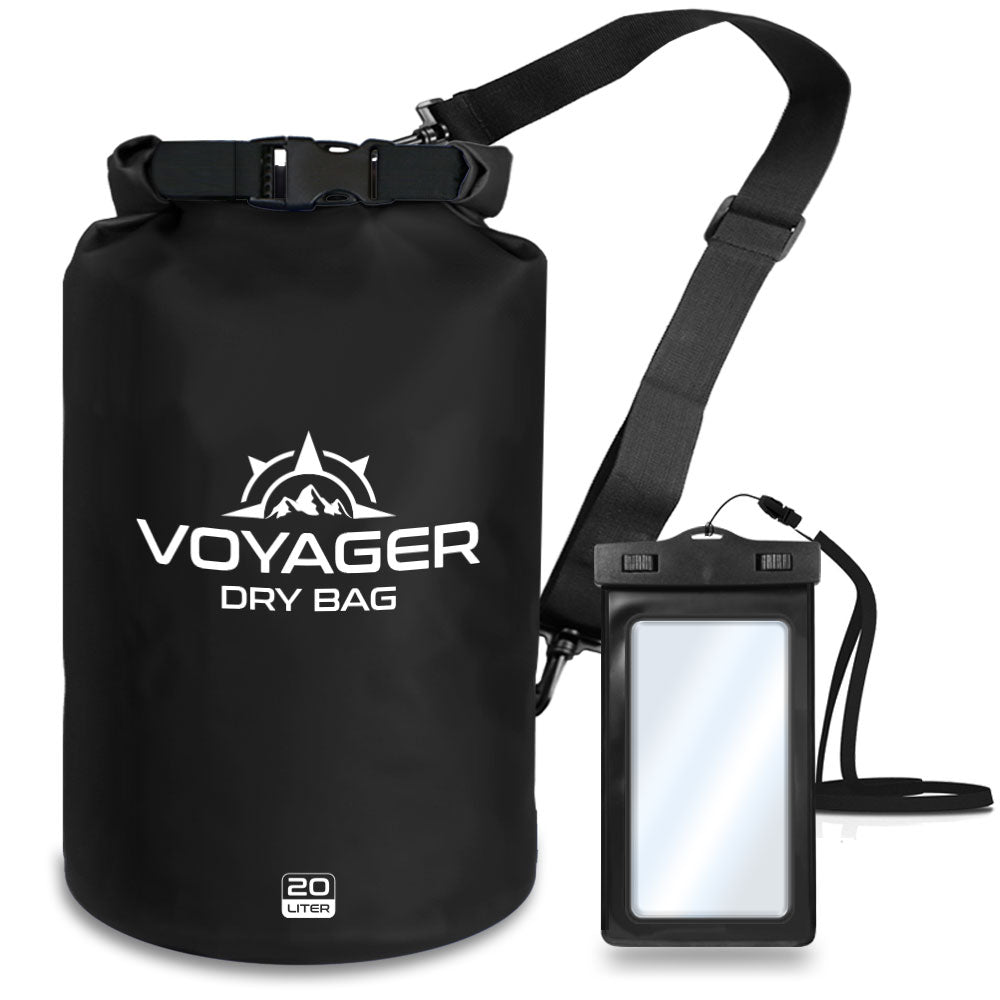 Voyager Waterproof Dry Bag for Kayaking and Water Sports - 20 Liter
