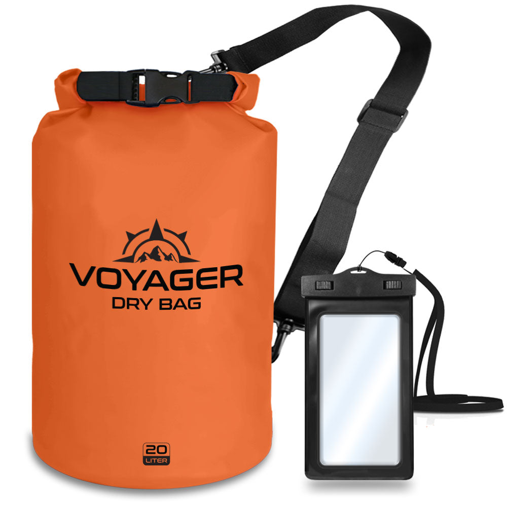 Voyager Waterproof Dry Bag for Kayaking and Water Sports - 20 Liter