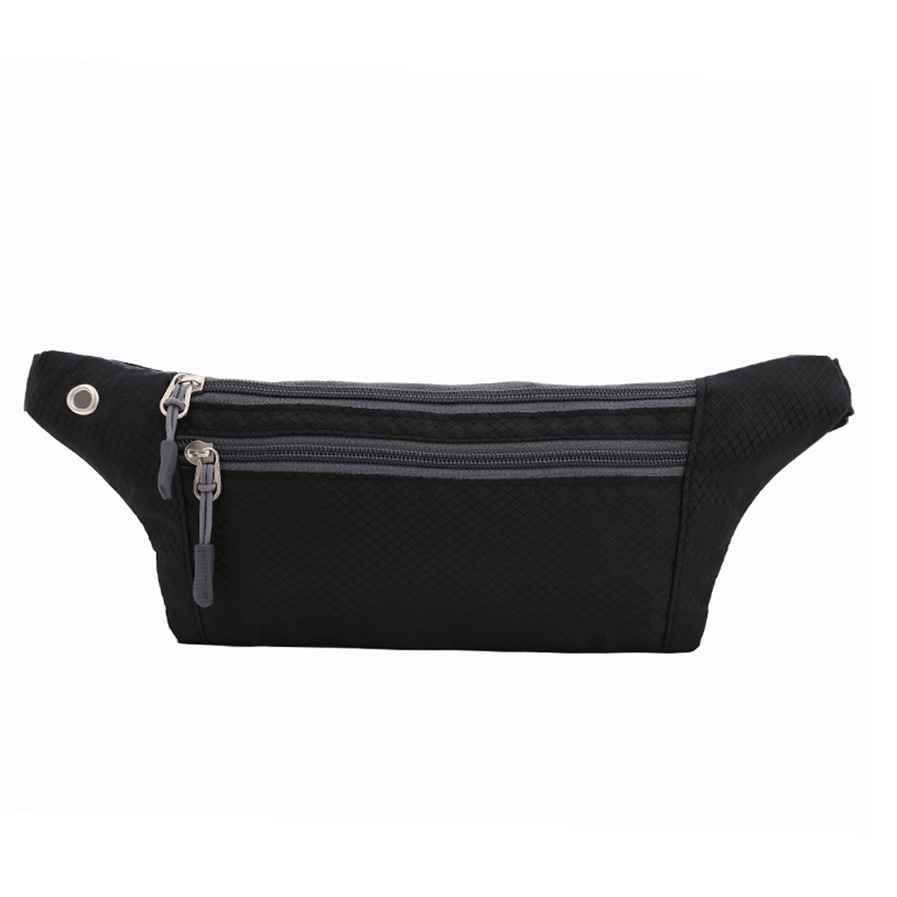 Waterproof Fanny Pack for Running and Travel - Black