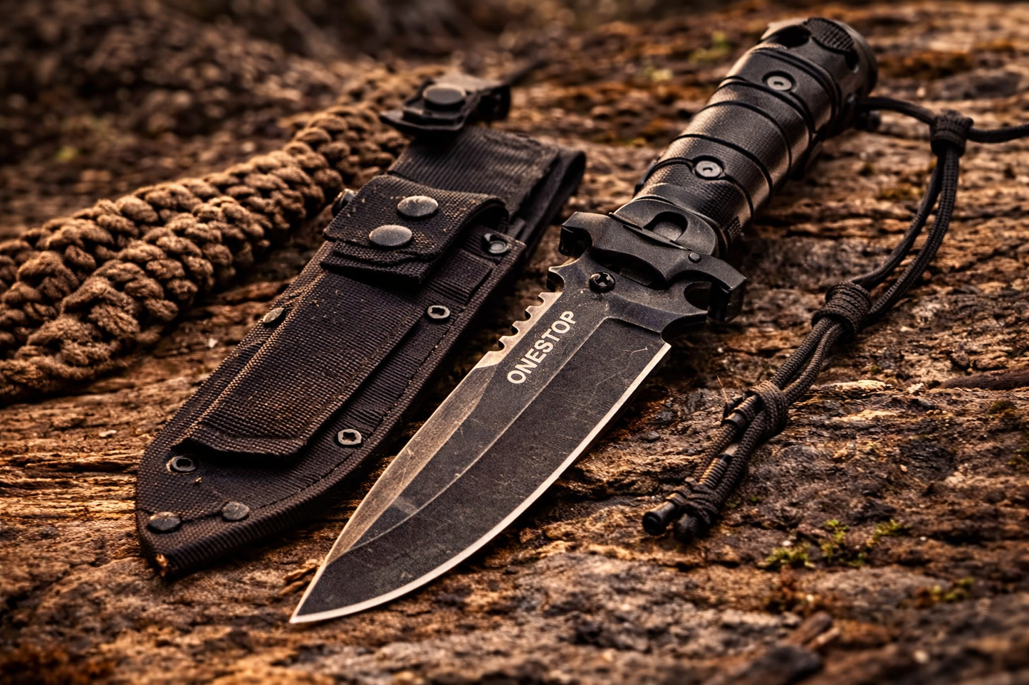 Full Tang Hunting Knife w/ Sheath