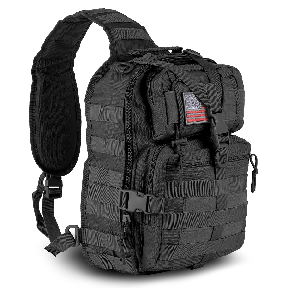 EDC Range Bag - Shoulder Sling Backpack (14 Liter) - Black