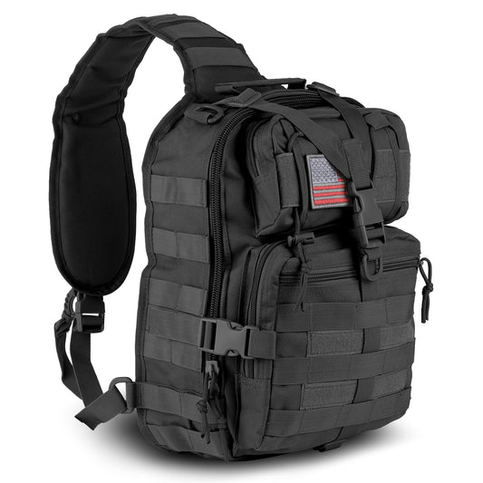 EDC Range Bag - Shoulder Sling Backpack (14 Liter) - Black