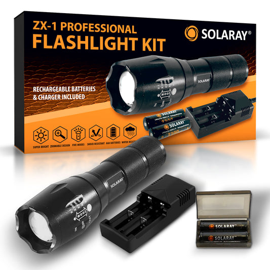 ZX-1 Professional LED Flashlight Kit - Default Title