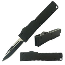 5.25" Black Miniature Automatic Out the Front Knife