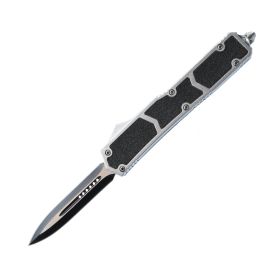 Double Edge Automatic OTF Knife w/ Belt Clip