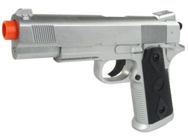 CYMA Spec Ops Full Metal Spring Airsoft Pistol - Silver