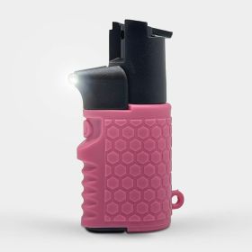 Light EM Up - Self Defense Combo with Red Pepper Spray & Flashlight - Pink