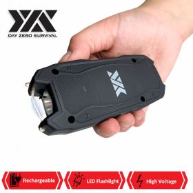 DZS Rechargeable Self Defense Mini Stun Gun With LED FlashLight