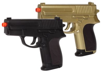 P618GB Black & Gold 2-Pack FPS-135 Spring Airsoft Pistol