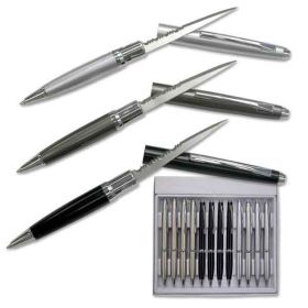 1 Dozen Elegant Executive Letter Opener Pen Knife Set