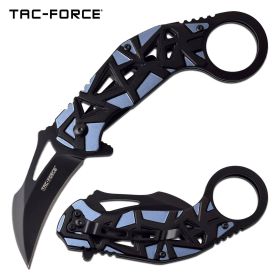 Tac Force Karambit Spring Assisted Folding Pocket Knife Blue