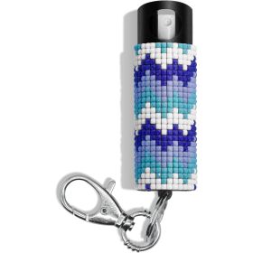 Bling It On Key Ring Self Defense Pepper Spray Mosaic Jeweled Cary Case