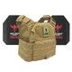 Shellback Tactical Patriot Active Shooter Kit with Level III Model AR1000 Armor Plates (Color: Coyote, size: OSFM)