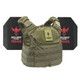 Shellback Tactical Patriot Active Shooter Kit with Level III Model AR1000 Armor Plates (Color: Ranger Green, size: OSFM)