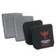 Side Armor Plate Kit with Level IV Model 1155SP Armor Plates (Color: Wolf Grey, size: OSFM)