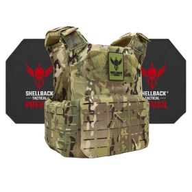 Shield 2.0 Active Shooter Kit with Level IV 4S17 Armor Plates (Color: Multicam, size: OSFM)