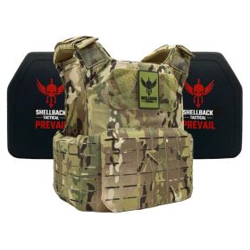 Shield 2.0 Lightweight Level IV Armor Kit with Model 4SICMH Ceramic Plates (Color: Multicam, size: OSFM)