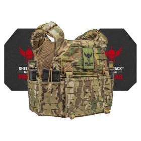 Rampage 2.0 Active Shooter Kit with Level IV 4S17 Armor Plates (Color: Multicam, size: OSFM)