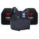 Rampage 2.0 Lightweight Level IV Armor Kit with Model 4SICMH Ceramic Plates (Color: Navy Blue, size: OSFM)