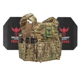 Shellback Tactical Rampage 2.0 Active Shooter Kit with Level III AR1000 Armor Plates (Color: Multicam, size: OSFM)