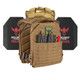 Shellback Tactical Defender 2.0 Active Shooter Armor Kit with Level III Model AR1000 Armor Plates (Color: Coyote, size: OSFM)