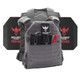 Shellback Tactical Defender 2.0 Active Shooter Armor Kit with Level III Model AR1000 Armor Plates (Color: Wolf Grey, size: OSFM)