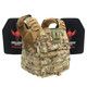 Banshee Elite 2.0 Lightweight Armor System with Level III Model LON-III-P Hard Armor Plates (Color: Multicam, size: OSFM)