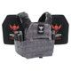 Banshee Elite 2.0 Lightweight Armor System with Level III Model LON-III-P Hard Armor Plates (Color: Wolf Grey, size: OSFM)