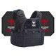 Banshee Elite 2.0 Active Shooter Kit with Level IV Model 4S17 Armor Plates (Color: Navy Blue, size: OSFM)