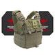 Banshee Elite 2.0 Active Shooter Kit with Level IV Model 4S17 Armor Plates (Color: Ranger Green, size: OSFM)