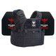 Banshee Elite 2.0 Lightweight Level IV Armor Kit with Model 4SICMH Ceramic Plates (Color: Navy Blue, size: OSFM)