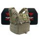 Banshee Elite 2.0 Lightweight Level IV Armor Kit with Model 4SICMH Ceramic Plates (Color: Ranger Green, size: OSFM)