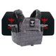 Banshee Elite 2.0 Lightweight Level IV Armor Kit with Model 4SICMH Ceramic Plates (Color: Wolf Grey, size: OSFM)