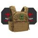 Banshee Elite 3.0 Active Shooter Kit with Level IV Model 4S17 Armor Plates (Color: Coyote, size: L/XL)