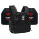 Banshee Elite 3.0 Lightweight Level IV Armor Kit with Model 4SICMH Ceramic Plates (Color: Black, size: S/M)