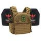 Banshee Elite 3.0 Lightweight Armor System with Level III Model LON-III-P Hard Armor Plates (Color: Coyote, size: L/XL)