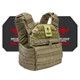 Banshee Active Shooter Kit with Level IV Model 4S17 Armor Plates (Color: Ranger Green, size: OSFM)