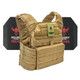 Shellback Tactical Banshee Active Shooter Kit with Level III Model AR1000 Armor Plates (Color: Coyote, size: OSFM)