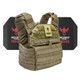 Shellback Tactical Banshee Active Shooter Kit with Level III Model AR1000 Armor Plates (Color: Ranger Green, size: OSFM)