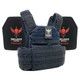 Banshee Lightweight Armor System with Level III Model LON-III-P Hard Armor Plates (Color: Navy Blue, size: OSFM)