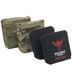 Side Armor Plate Kit with Level IV Model 4S17 Armor Plates (Color: Multicam, size: OSFM)