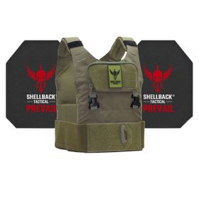 Stealth 2.0 Active Shooter Kit with Level IV Model 4S17 Armor Plates (Color: Ranger Green, size: OSFM)