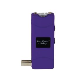 Lil Guy 600,000 volts Animal Print Stun Gun W/flashlight and Nylon Holster (Options: Purple)