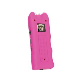 800,000 volt MultiGuard Stun Gun Alarm and Flashlight with Built in Charger (Options: Pink)