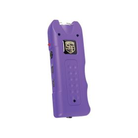 800,000 volt MultiGuard Stun Gun Alarm and Flashlight with Built in Charger (Options: Purple)