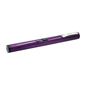 400,000 Volts Pen Stun Gun with battery meter and pocket clip (Options: Purple)